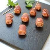 Brochettes de Saumon Fumé au Lard - Paprikas